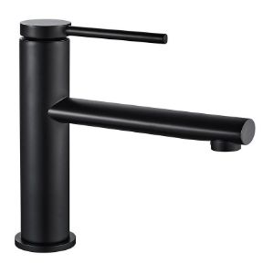 Obrazek Bateria umywalkowa wysoka Rea Oval czarna