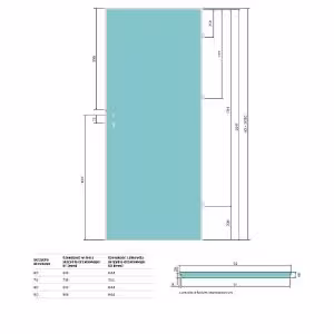 Obrazek  Drzwi Wewnetrzne Prestige PX 02 70P KL dąb catania 