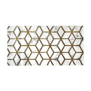 Obrazek  Dywan Frisee Diamond 0,8/1,5 B0072 biały/złoty 