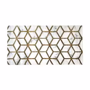 Obrazek  Dywan Frisee Diamond 1,6/2,3 B0072 biały/złoty 