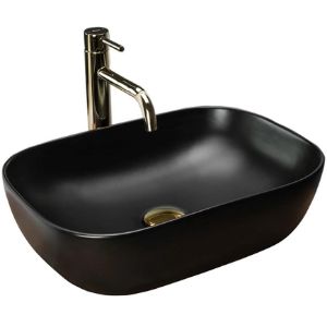 Obrazek Umywalka nablatowa Belinda Black Matt