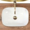 Obrazek  Umywalka nablatowa Belinda Diamond White/Gold 