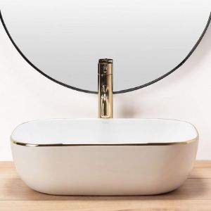 Obrazek Umywalka nablatowa Belinda Gold Adge