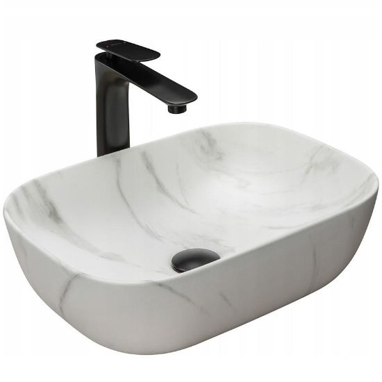 Obrazek Umywalka nablatowa Belinda Marble Matt