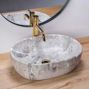 Obrazek Umywalka nablatowa Lara Stone Matt