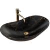 Obrazek Umywalka nablatowa Royal Black Marble Matt