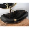 Obrazek Umywalka nablatowa Royal Black Marble Matt