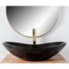 Obrazek Umywalka nablatowa Royal Black Marble Matt