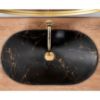 Obrazek Umywalka nablatowa Royal Black Marble Matt