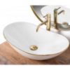 Obrazek Umywalka nablatowa Royal Gold Edge