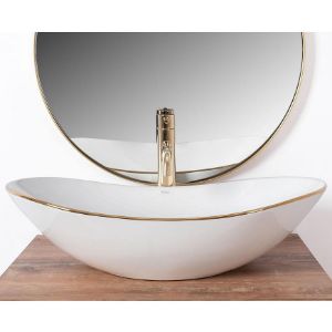 Obrazek Umywalka nablatowa Royal Gold Edge