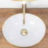 Obrazek Umywalka nablatowa Sofia Gold/White