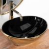 Obrazek Umywalka nablatowa Sofia In Black/Gold
