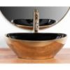 Obrazek Umywalka nablatowa Sofia In Black/Gold
