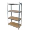 Obrazek Regał Magazynowy Metalowy R150 ocynkowany 150x70x30cm – 4 półki/150kg