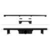 Obrazek Odwodnienie Liniowe Odwracalne Duplex Czarne ABS+Inox 600 
