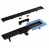 Obrazek Odwodnienie Liniowe Odwracalne Duplex Czarne ABS+Inox 700 