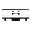 Obrazek Odwodnienie Liniowe Odwracalne Duplex Czarne ABS+Inox 700 