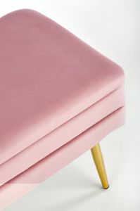 Obrazek Ławka Melania róż/złoty