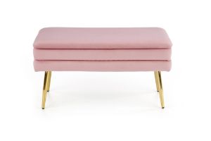 Obrazek Ławka Melania róż/złoty