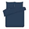 Obrazek Pościel Mono bawełna indygo 220x200 + (2) 70x80 Merkury Home