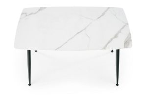Obrazek Stół Cyryl biały marmur/czarny