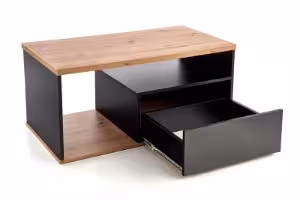 Obrazek Ława Panteo dąb wotan/czarny