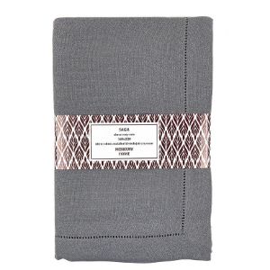 Obrazek Obrus SAGA ciemny szary 160x220 easy care