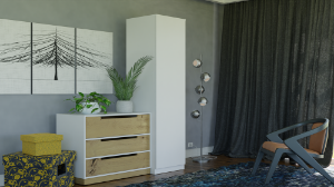 Obrazek Szafa Salomea biały