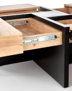 Obrazek Ława Willy dąb craft/czarny