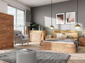 Obrazek Komoda narożna odbicie Indianapolis I15K Jesion Jasny 