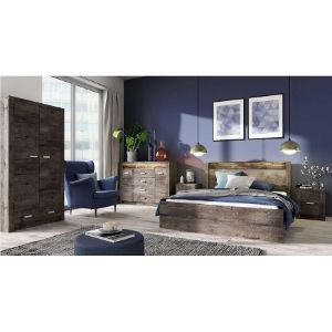 Obrazek  Komoda narożna odbicie Indianapolis I15K jesion ciemny 