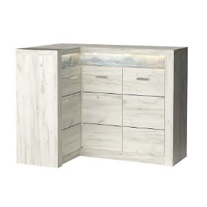 Obrazek  Komoda narożna odbicie Indianapolis I15 kraft biały 