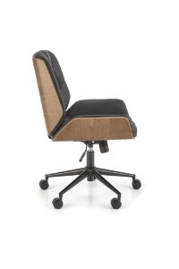 Obrazek Fotel gabinetowy Favin orzech/czarny