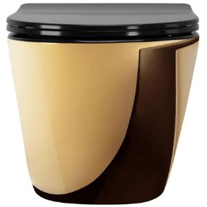 Obrazek Miska zawieszana Carlo Mini Rimless white/black