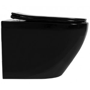 Obrazek Miska zawieszana Carlo Mini Rimless Glossy black