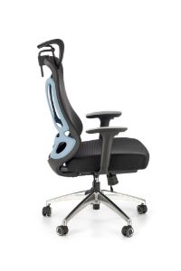 Obrazek Fotel gabinetowy Faux czarny