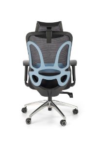 Obrazek Fotel gabinetowy Faux czarny