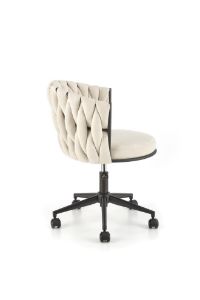 Obrazek Fotel gabinetowy Nolan jasny beżowy