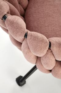 Obrazek Fotel gabinetowy Nolan różowy