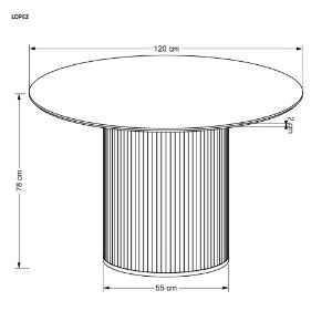 Obrazek Stół Clippo naturalny