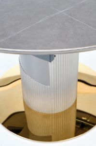 Obrazek Stół rozkładany Dore marmur popielaty