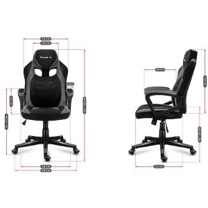 Obrazek  Fotel gamingowy HZ-Force 2.5 Grey Mesh 