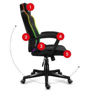 Obrazek Fotel gamingowy HZ-Force 2.5 RGB Mesh