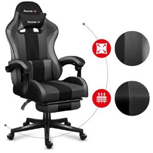 Obrazek  Fotel gamingowy HZ-Force 4.7 Grey Mesh 