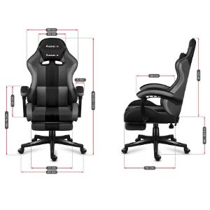 Obrazek  Fotel gamingowy HZ-Force 4.7 Grey Mesh 