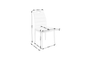 Obrazek Krzesło Rino czarne