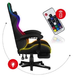 Obrazek  Fotel gamingowy HZ-Force 4.7 RGB Mesh 