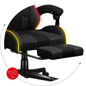 Obrazek  Fotel gamingowy HZ-Force 4.7 RGB Mesh 
