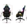 Obrazek  Fotel gamingowy HZ-Force 4.7 RGB Mesh 